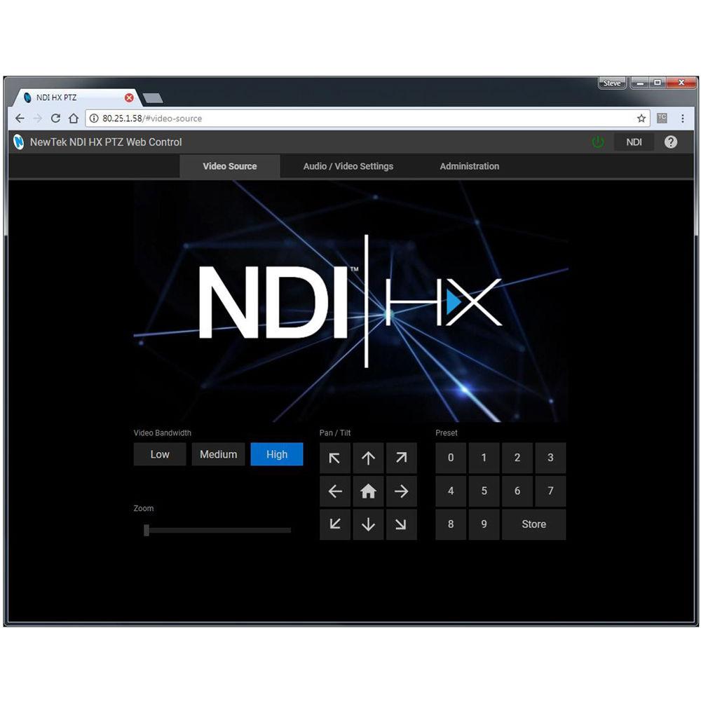 NewTek NDI|HX Upgrade for Lumens Cameras